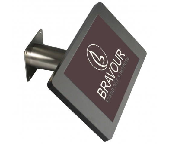 iPad wall mount Fino for iPad 10.2 & 10.5 - black/stainless steel