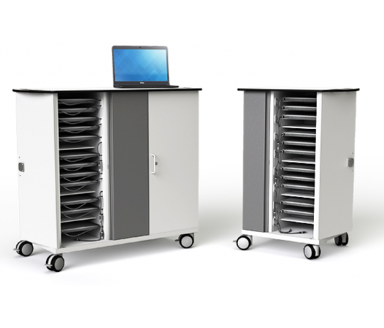 Zioxi iPad USB-A carrello di ricarica SYNCT-CB-16 per 16 Ipad fino a 14 pollici - Blocco a combinazione