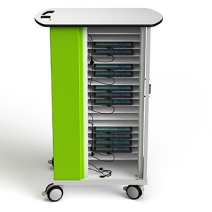 Tablet USB Charging trolley Zioxi CHRGTU-TB-20 for 20 tablets up to 10.5 inch - key lock