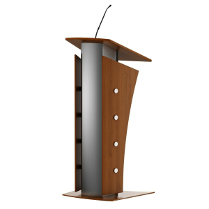 Metal/wood lectern Armagosa - cherry colour  
