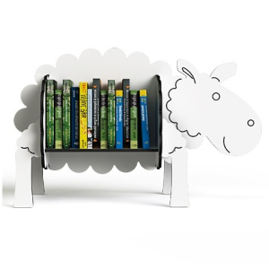 Book Shredder Bookcase Sheep