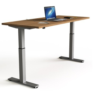 Electric height adjustable sit/stand desk 200cm wide