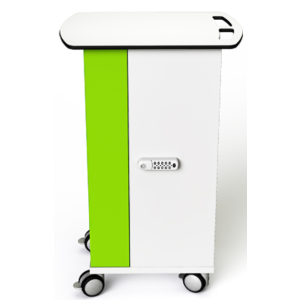 Tablet Charging trolley Zioxi with carry baskets CHRGT-TBB-32-C for 32 tablets up to 10.5 inch - digital code lock