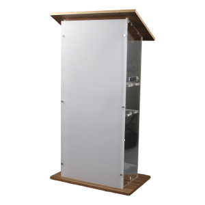 Wood/acrylate lectern Ensemble - satin