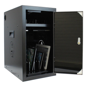 BRVD6 Charging cabinet for 6 mobile devices up to 17 inch - black - USB-A