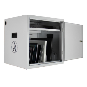 BRVD12 Charging cabinet for 12 mobile devices up to 17 inches - white - power strip