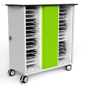 Tablet USB Charging trolley Zioxi CHRGTU-TB-32-C for 32 tablets up to 10.5 inch - digital code lock