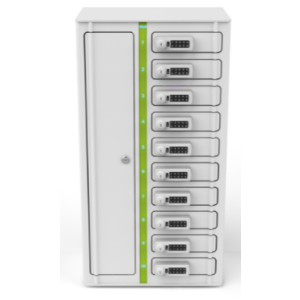 Zioxi Volt bay smartphone charging locker VSP1-10S-UAC-CP for 10 smartphones up to 7 inches - combination lock - USB-A/C