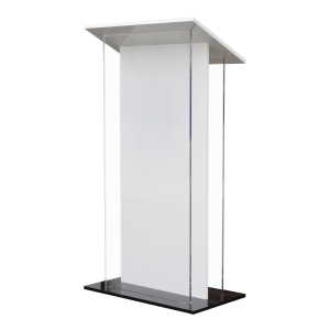 Acrylic lectern Roslin - white