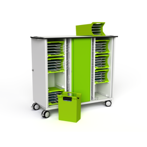 Tablet charging trolley Zioxi with carrying baskets CHRGTU-TBB-32-K for 32 tablets up to 10.5 inch