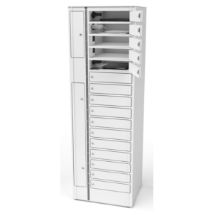 Zioxi Volt BYOD Charging locker VLS1-24S-UAC-CP for 24 devices up to 17 inches - digital code lock - USB-A/C