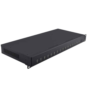 16 port USB-A 12W 1U Rackmount Charging hub