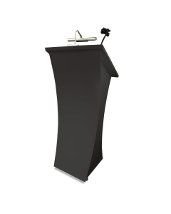 Neptune wooden lectern - black