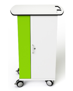 Tablet USB oplaadtrolley Zioxi met draagmanden CHRGT-TBB-16-K voor 16 tablets tot 10.5 inch - sleutelslot