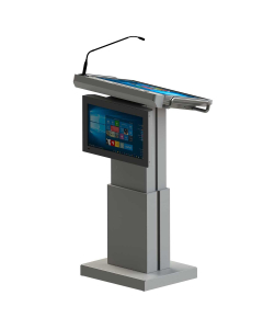 Height-adjustable digital lectern Barcelona