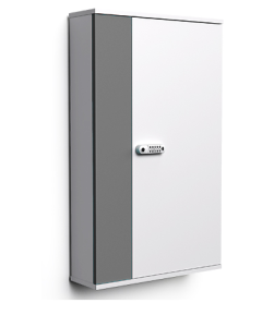 Chromebook wall unit Zioxi Slimline CHRGWC-CB-10-C for 10 Chromebooks up to 14 inch - combination lock