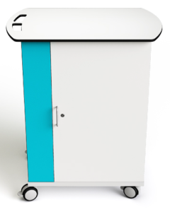 Carro de carga para portátiles Zioxi NETT-LS-16-K para 16 portátiles de hasta 15,6 pulgadas - cierre con llave