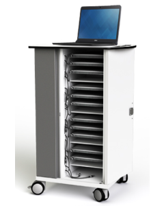 USB-C-laddningsvagn för Chromebook med kablar Zioxi CHRGTUC-CB-16-C# för 16 Chromebooks upp till 14 tum - digitalt kodlås