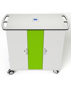 Tablet USB-C opladningstrolley Zioxi CHRGTUC-TB-32-K til 32 tablets op til 10,5 tommer - med nøglelås