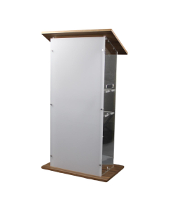 Wood/acrylate lectern Ensemble - satin