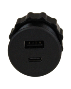 2 port USB charging station USB-A & USB-C