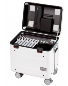 Malette de chargement PARAT i10 Charge & Sync - Pour 10 iPad jusqu'à 11 pouces - Câbles lightning inclus - blanc