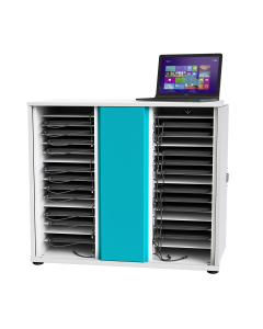 Laptop charging cabinet Zioxi CHRGC-LS-32-R for 32 laptops up to 15.6 inch - RFID lock
