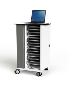 Chromebook charging trolley Zioxi CHRGT-CB-16-R for 16 Chromebooks up to 14 inch - RFID lock