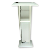 Acrylic lectern Alana - white