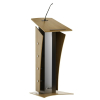 Metal/wood lectern Armagosa - oak colour