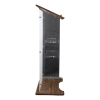 Wood/acrylate lectern Ensemble - satin