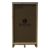 Stainless steel lectern Arc-LED - colour of your choice