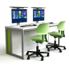 M1 Pop-up datorbord 2 personer