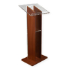 Acrylic/wood lectern Sapphire - cherry colour