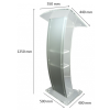 Acrylic lectern Vigelis - satinised