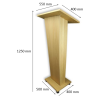 Wooden lectern Pollux – oak colour