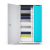 Tablet wall cabinet Zioxi Slimline CHRGWCU-TB-10-C for 10 tablets up to 11 inch - USB charging - digital code lock